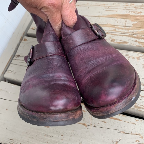 Purple red frye Veronica short boot - Picture 12 of 17